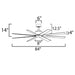 Maxim 88768 Condor 84" Ceiling Fan