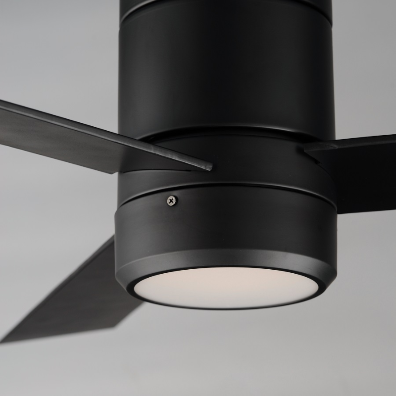 Maxim 88803 Tanker 52" Hugger Ceiling Fan with LED Light Kit - Black