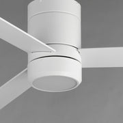 Maxim 88803 Tanker 52" Hugger Ceiling Fan with LED Light Kit-Matte White