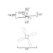 Maxim 88811 Bola 52" Ceiling Fan with LED Light Kit