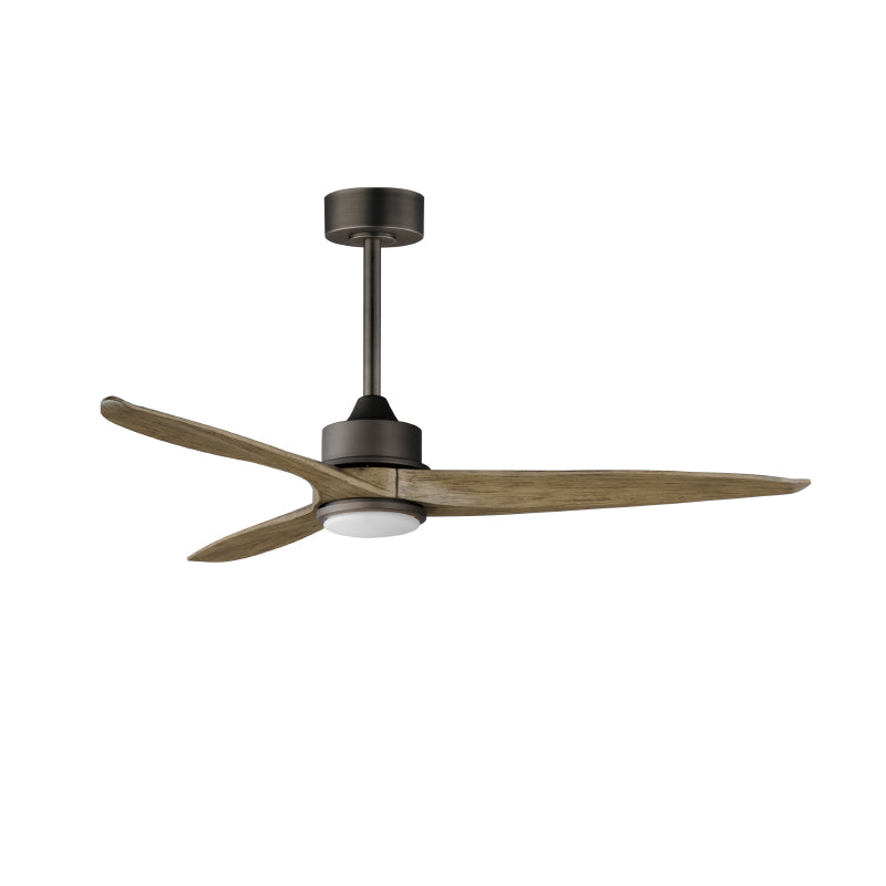 Maxim 88831 Woodwind 52" Ceiling Fan with LED Light Kit-Charcoal Bronze with Driftwood Blades