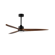 Maxim 88833 Woodwind 72" Ceiling Fan with LED Light Kit-Black with Walnut Wood Blades