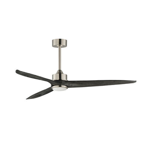 Maxim 88833 Woodwind 72" Ceiling Fan with LED Light Kit-Satin Nickel with Greywood Blades