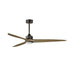 Maxim 88834 Woodwind 80" Ceiling Fan with LED Light Kit-Charcoal Bronze with Driftwood Blades