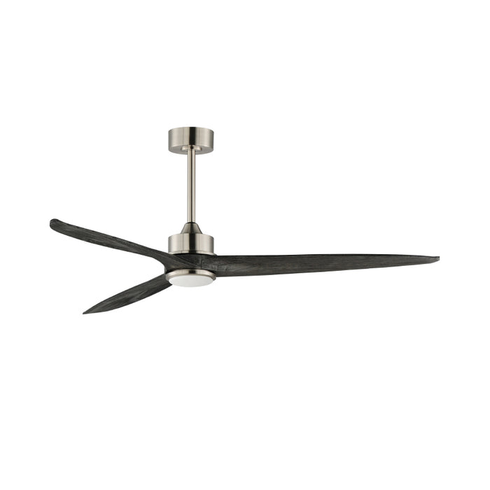Maxim 88834 Woodwind 80" Ceiling Fan with LED Light Kit-Satin Nickel with Greywood Blades