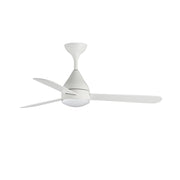 Maxim 88841 Serene 52" Ceiling Fan with LED Light Kit-Matte White with Matte White/White Oak blades