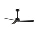 Maxim 88846 Vortex 52" Outdoor Ceiling Fan-Black with Black Blades