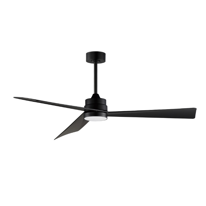 Maxim 88849 Vortex 60" Outdoor Ceiling Fan with LED Light Kit - Black