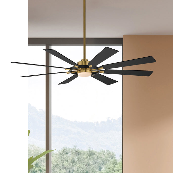 Maxim 88878 Helm 72" Ceiling Fan with LED Light Kit