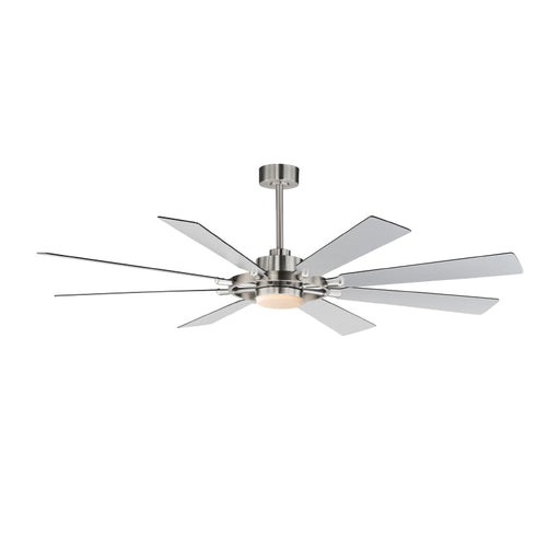 Maxim 88878 Helm 72" Ceiling Fan with LED Light Kit - Satin Nickel