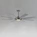 Maxim 88878 Helm 72" Ceiling Fan with LED Light Kit - Satin Nickel