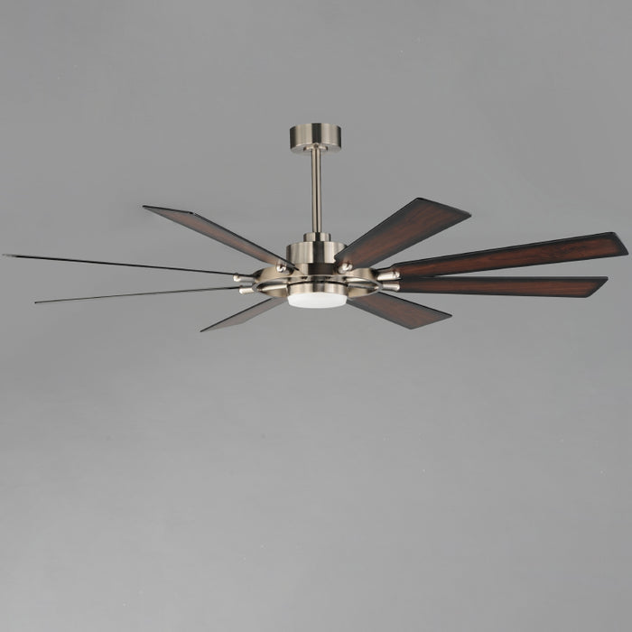 Maxim 88878 Helm 72" Ceiling Fan with LED Light Kit - Satin Nickel