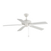 Maxim 88935 Super-Max 52" Ceiling Fan - Matte White