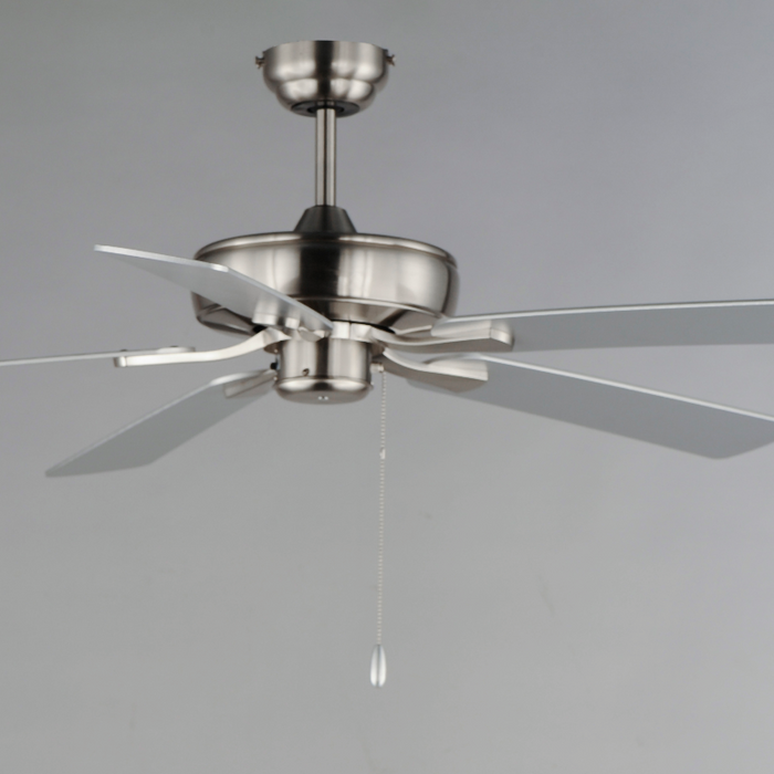Maxim 88935 Super-Max 52" Ceiling Fan - Satin Nickel