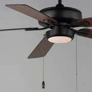 Maxim 88937 Super-Max 52" Ceiling Fan with LED Light Kit - Matte Black