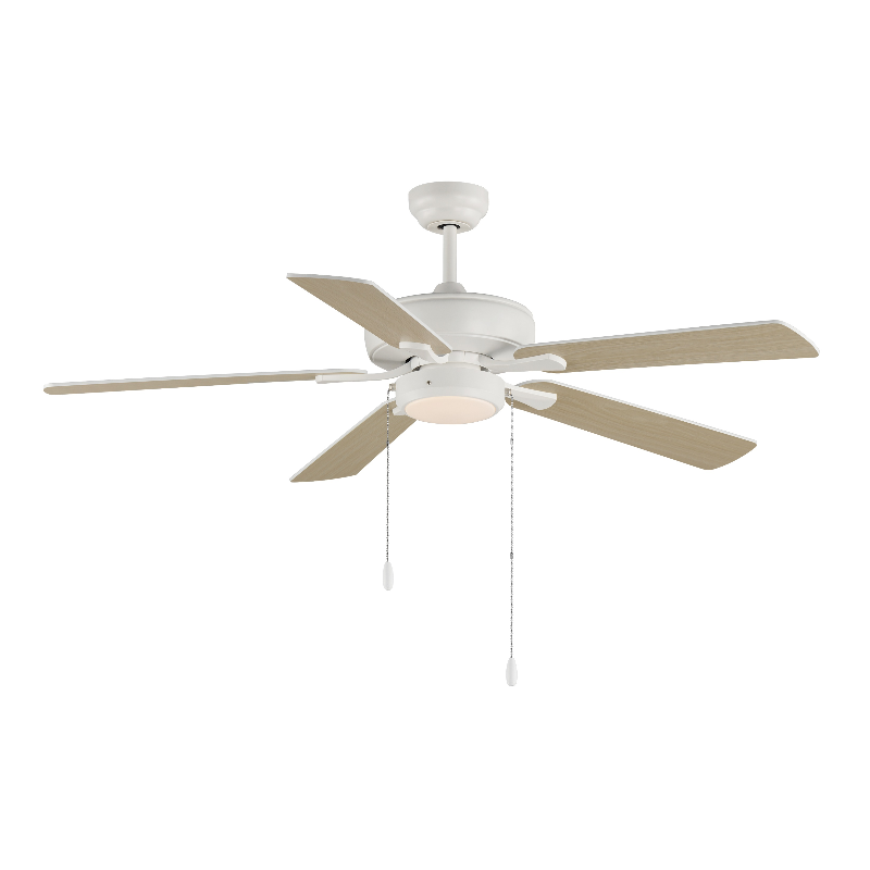 Maxim 88937 Super-Max 52" Ceiling Fan with LED Light Kit - Matte White