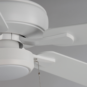 Maxim 88937 Super-Max 52" Ceiling Fan with LED Light Kit - Matte White