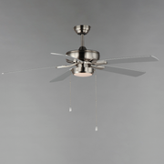 Maxim 88937 Super-Max 52" Ceiling Fan with LED Light Kit - Satin Nickel
