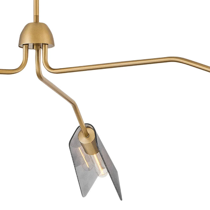 Hinkley 48303 Altman 3-lt 60" LED Chandelier - Lacquered Brass