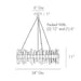 Arteriors 89055 Haskell 8-lt 34" Chandelier