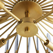 Arteriors Klaus 8-lt 26" Chandelier-Smoke Seedy