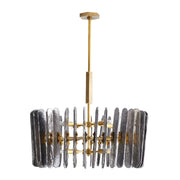 Arteriors Klaus 8-lt 26" Chandelier-Smoke Seedy