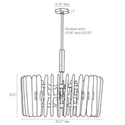 Arteriors Klaus 8-lt 26" Chandelier