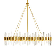 Arteriors 89130 Haskell 10-lt 43" Oval Chandelier
