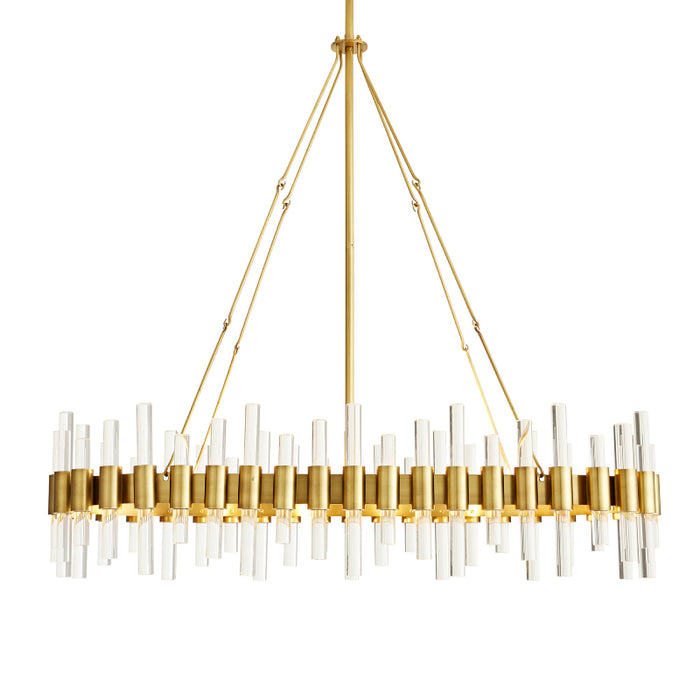Arteriors 89130 Haskell 10-lt 43" Oval Chandelier