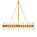 Arteriors 89130 Haskell 10-lt 43" Oval Chandelier