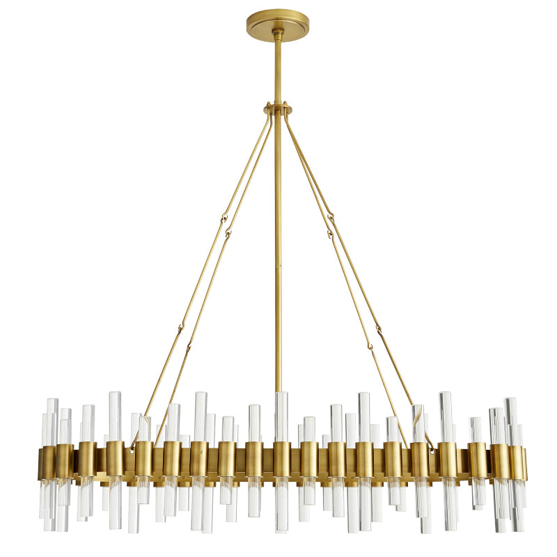 Arteriors 89130 Haskell 10-lt 43" Oval Chandelier