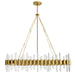 Arteriors 89130 Haskell 10-lt 43" Oval Chandelier