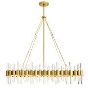 Arteriors 89130 Haskell 10-lt 43" Oval Chandelier
