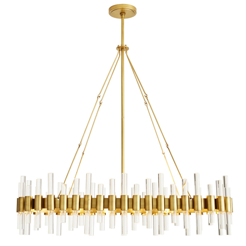 Arteriors 89130 Haskell 10-lt 43" Oval Chandelier
