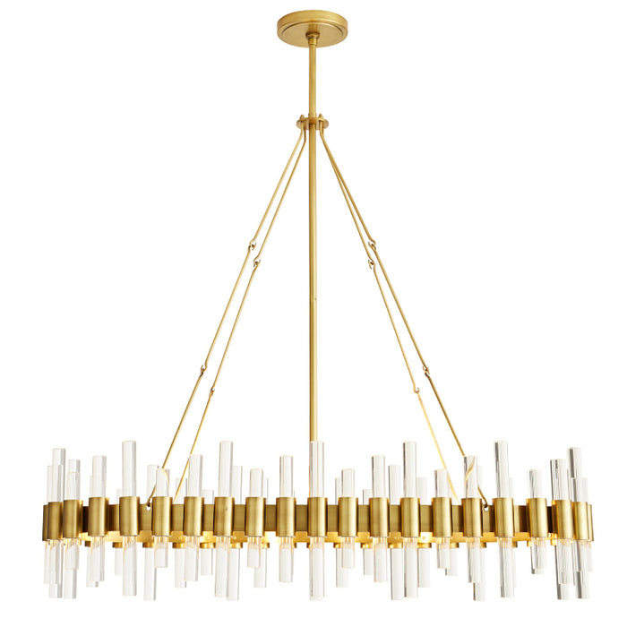 Arteriors 89130 Haskell 10-lt 43" Oval Chandelier