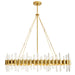 Arteriors 89130 Haskell 10-lt 43" Oval Chandelier
