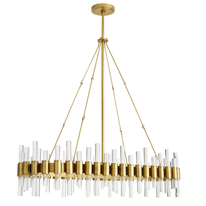 Arteriors 89130 Haskell 10-lt 43" Oval Chandelier