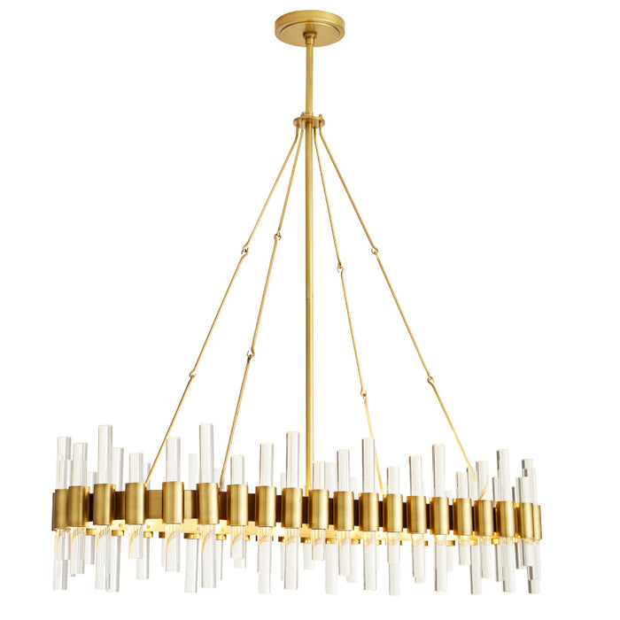 Arteriors 89130 Haskell 10-lt 43" Oval Chandelier