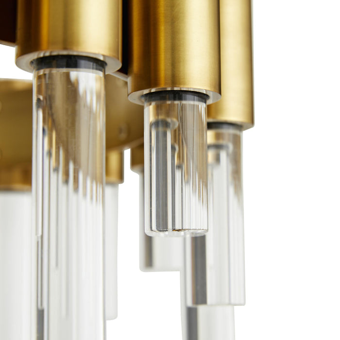 Arteriors 89130 Haskell 10-lt 43" Oval Chandelier