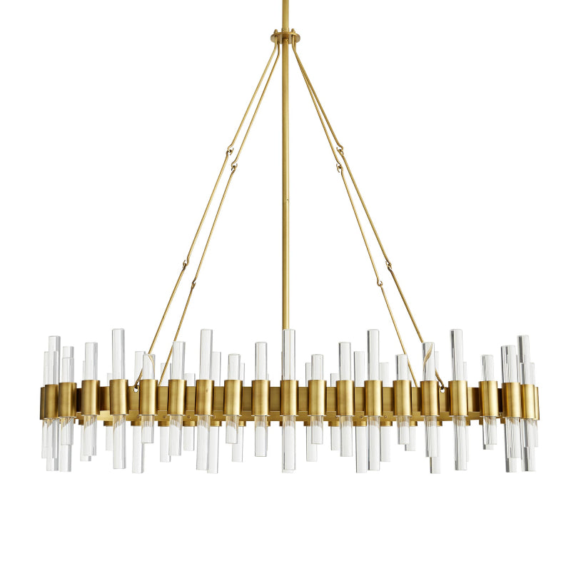Arteriors 89130 Haskell 10-lt 43" Oval Chandelier