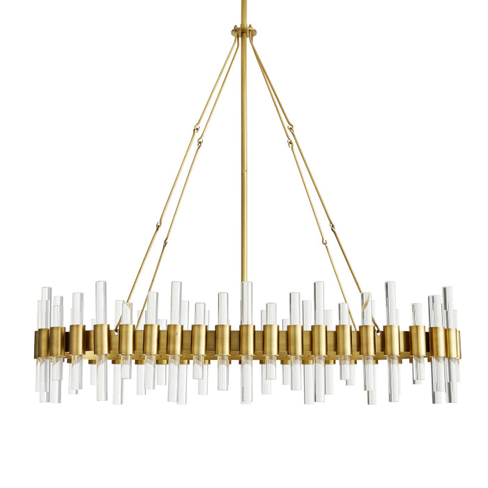 Arteriors 89130 Haskell 10-lt 43" Oval Chandelier