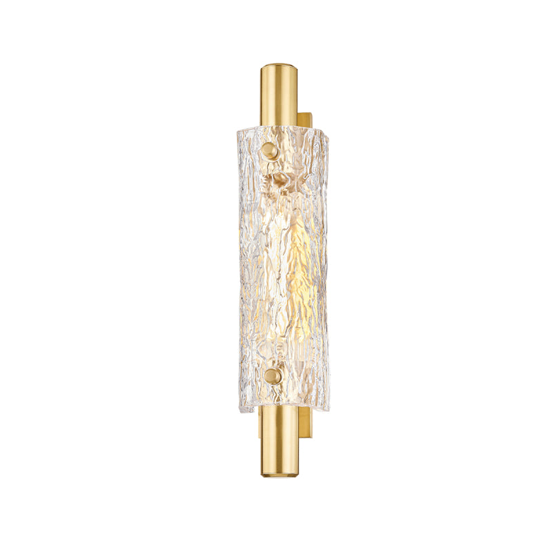 Hudson Valley 8918 Harwich 1-lt 18" Tall Wall Sconce-Aged Brass