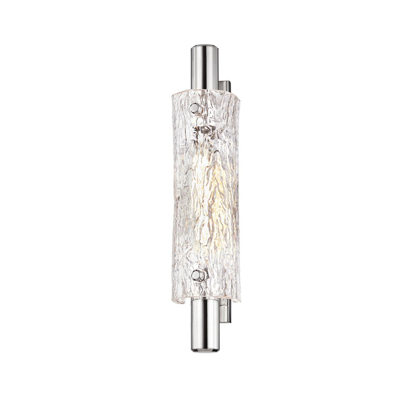 Hudson Valley 8918 Harwich 1-lt 18" Tall Wall Sconce-Polished Nickel