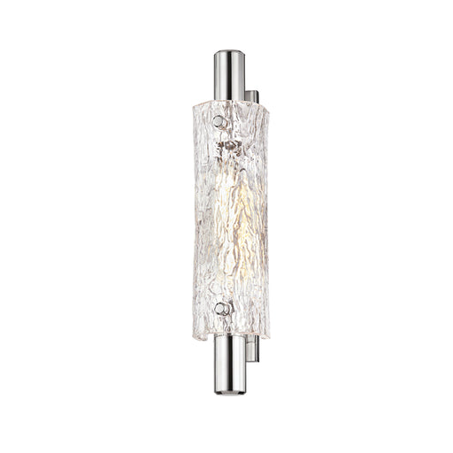 Hudson Valley 8918 Harwich 1-lt 18" Tall Wall Sconce-Polished Nickel
