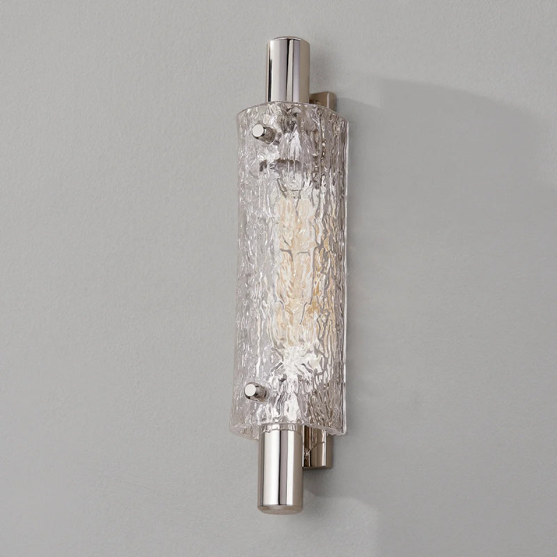 Hudson Valley 8918 Harwich 1-lt 18" Tall Wall Sconce-Polished Nickel