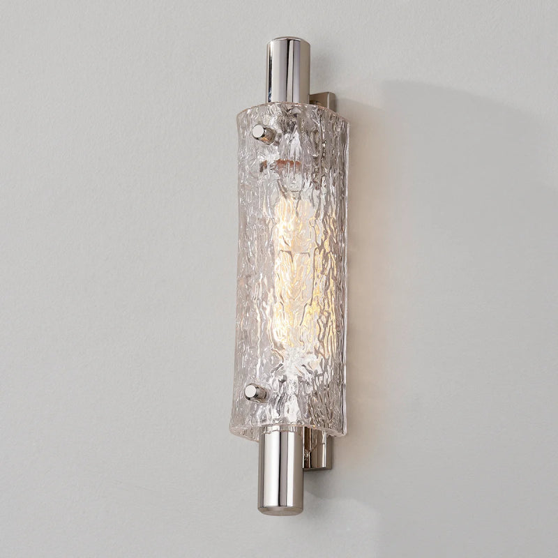 Hudson Valley 8918 Harwich 1-lt 18" Tall Wall Sconce-Polished Nickel