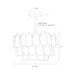 Arteriors 89454 Leon 3-lt 25" Chandelier