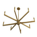 Arteriors 89485 Griff 8-lt 39" Chandelier