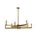 Arteriors 89485 Griff 8-lt 39" Chandelier