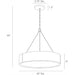 Arteriors 89702 Dante 5-lt 42" Chandelier